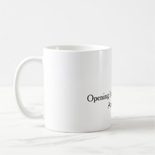 Einfache Willkommensöffnung Willkommens-Barcode QR Kaffeetasse