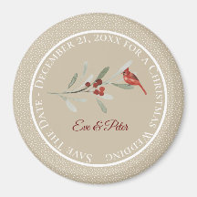 Einfache Winters/Save the Date/Hochzeit