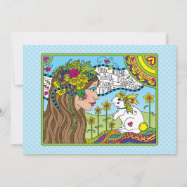 Einfache Word_Flat Karte 7 Zoll x 5 Zoll