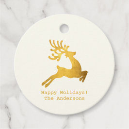 Einfache Wünsche ・ Minimalistische Weihnachtsfeier Geschenkanhänger