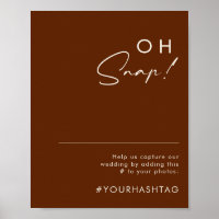 einfache Wüste | Dark Cinnamon Oh Snap Hashtag