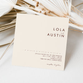 einfache Wüste | Natürliche Einladung auf dem Weiß