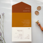 einfache Wüste | Terracotta, Orange und Cinnamon A All In One Einladung<br><div class="desc">Diese einfache Wüste | Terracotta, Orange und Cinnamon Einladung ist genau das, was Sie suchen, um Ihre moderne rustikale Hochzeit zu vervollständigen. Ideal für einen Vintag minimalistischen Western oder einen Retro-Fall-Böhmen-Gefühl. Die minimale natürliche weiße Schrift Pop mit diesem farbenfrohen Herbsthintergrund. Sie können wählen, wie es behalten wird, oder es mit...</div>