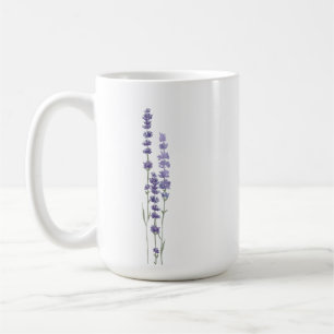 Einfache, zarte französische Lavendel-Hochzeitstil Kaffeetasse