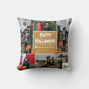 Einfache zeitgemäße Halloween-Foto-Kollektion Kissen