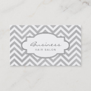 Einfache Zickzack Streifen-Haar-Salon-Verabredung Terminkarte