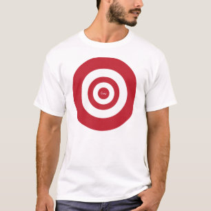 Einfache Ziel-Dartscheibe T-Shirt