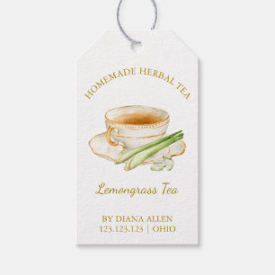 Einfache Zitronengras-Tee-Anhänger  Geschenkanhänger