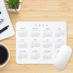 Einfache Zuhause Office 2025 Volljähriger Kalender Mousepad<br><div class="desc">Maßgeschneiderte,  elegante Skripttypografie,  schlicht Schwarz-Weiß,  Jahreskalender 2025,  Staub- und Farbschutzmousepad mit rutschsicherem Rücken,  für Zuhause und Büro. Es ist ein großartiges Geschenk für Freunde,  Familie,  Kollegen,  Mitarbeiter,  für Ferien,  Weihnachten,  neue Jahre.</div>