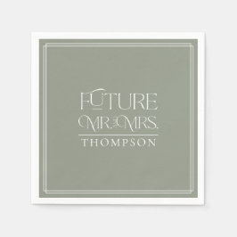 Einfache Zukunft, das Duschpapier von Frau Green C Serviette