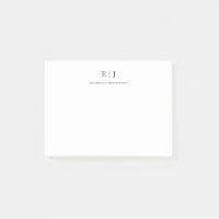 Einfache Zwei-Buchstaben-Doppelinitialen Monogramm