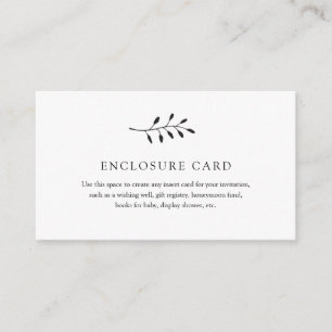 Einfache Zweigstellenkarte Begleitkarte