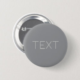 Einfacher 3-dimensional aussehender Text | Grau Button