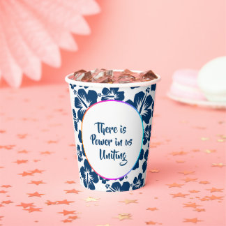 Einfacher AAPI-Heritage-Blumenfeier-Becher Pappbecher
