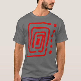 Einfacher Abstrakter Kreis Abstrakt T-Shirt