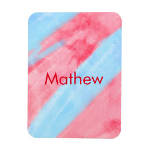 einfacher Anfangsbuchstabe Monogramm füge deinen N Magnet