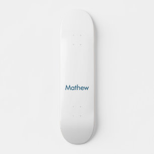 einfacher Anfangsbuchstabe Monogramm fügen Sie Ihr Skateboard