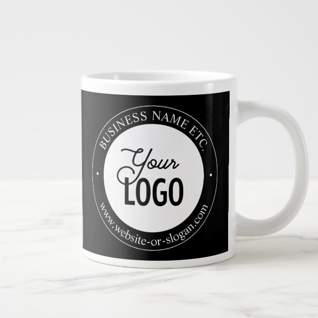 Einfacher Austausch von Logos und benutzerdefinier Jumbo-Tasse (Rechts)