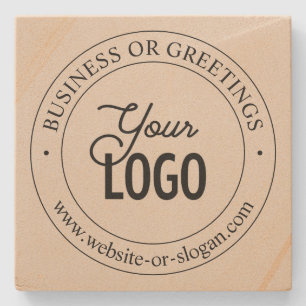 Einfacher Austausch von Logos und benutzerdefinier Steinuntersetzer