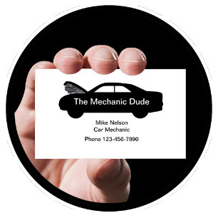 Einfacher Automechaniker Visitenkarte