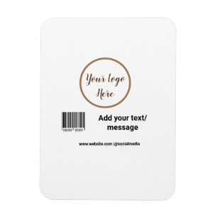 einfacher benutzerdefinierter Barcode fügen Sie Ih Magnet