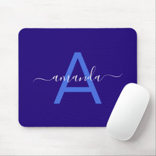 Einfacher benutzerdefinierter Name und monogrammie Mousepad