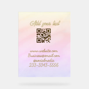 einfacher benutzerdefinierter QR-Code, fügen Sie I Acrylschild