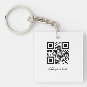 einfacher benutzerdefinierter QR-Code, fügen Sie I Schlüsselanhänger