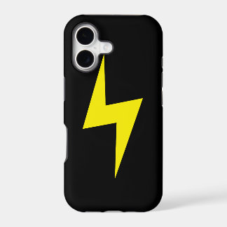Einfacher Blitz-Bolzen dunkler iPhone 5 Kasten