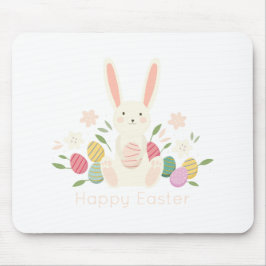 Einfacher BlumenOSTERHASE | Mousepad