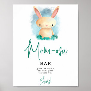 Einfacher Bunny mOM-osa-Riegel  Poster