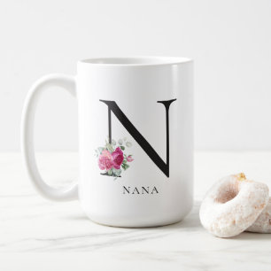 Einfacher Chic Sweet Peonies Nana 15oz Tasse
