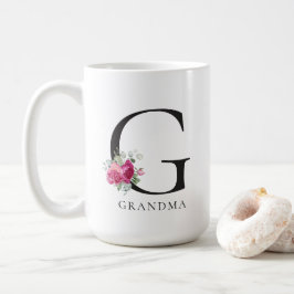 Einfacher Chic Sweet Peonies Oma 15oz Tasse