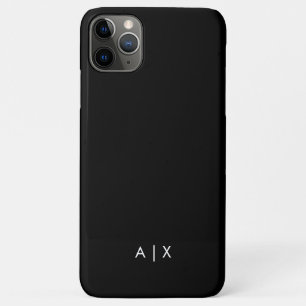 Einfacher Coupname mit Monogramm Case-Mate iPhone Hülle