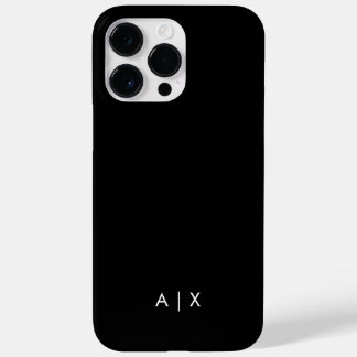 Einfacher Coupname mit Monogramm Case-Mate iPhone 14 Pro Max Hülle