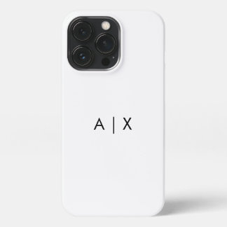 Einfacher Coupname mit Monogramm iPhone 13 Pro Hülle