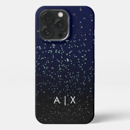 Einfacher Coupname mit Monogramm iPhone 13 Pro Hülle