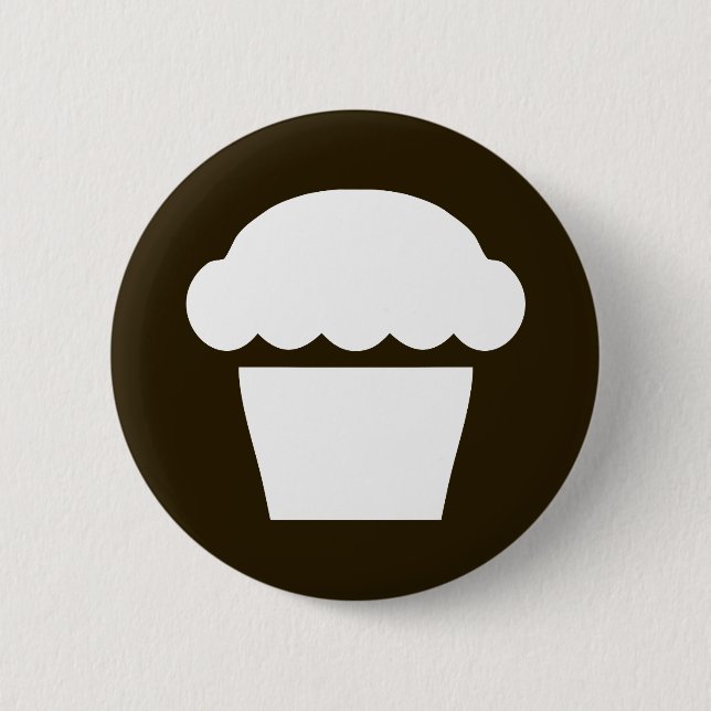 einfacher Cupcake / Muffin Button (Vorderseite)