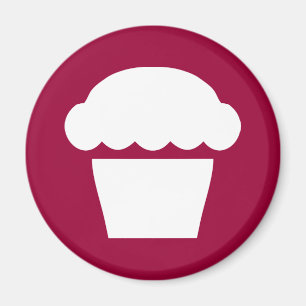 einfacher Cupcake / Muffin Magnet