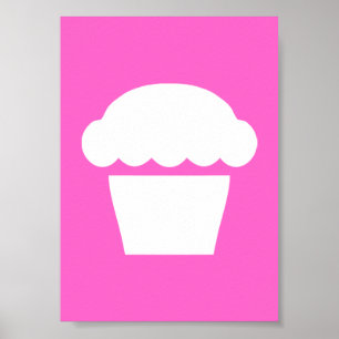 einfacher Cupcake Poster