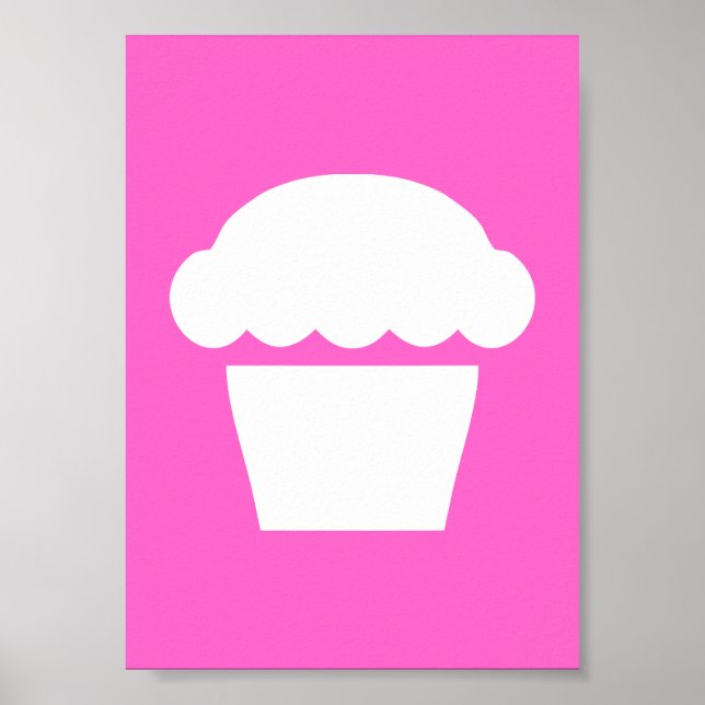 einfacher Cupcake Poster (Vorne)