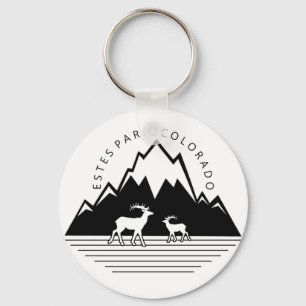 Einfacher Elch-Schlüsselanhänger Estes Schlüsselanhänger