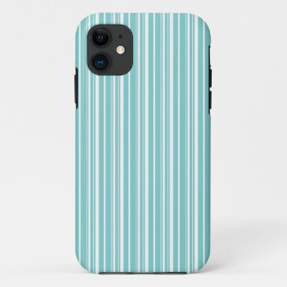 Einfacher eleganter weißer blauer iPhone Kasten iPhone 11 Hülle
