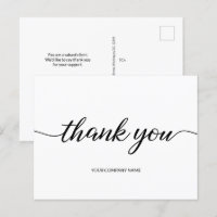 Einfacher Firmenname Vielen Dank, Script