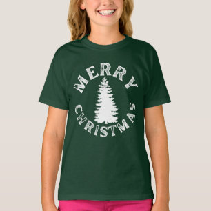 EINFACHER FRÖHLICHER WEIHNACHTSBAUM T-Shirt