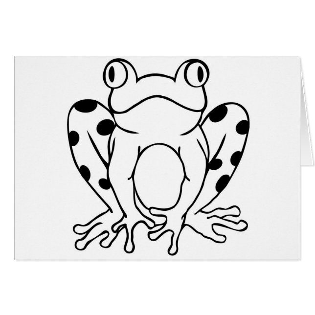 Einfacher Frosch (Vorderseite (Horizontal))