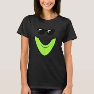 Einfacher Frosch Cooler Frosch Gesicht Tierdruck F T-Shirt