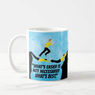 "Einfacher gegen Beste" Kaffeetasse