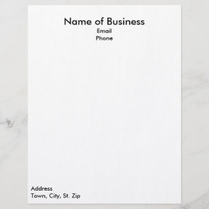 Einfacher Geschäftsbriefkopf Briefbogen