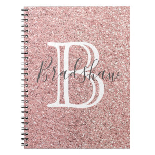 Einfacher Glitter-Name  Notizblock